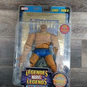 Marvel Legends Series II The Thing Figure - Blue and Brown